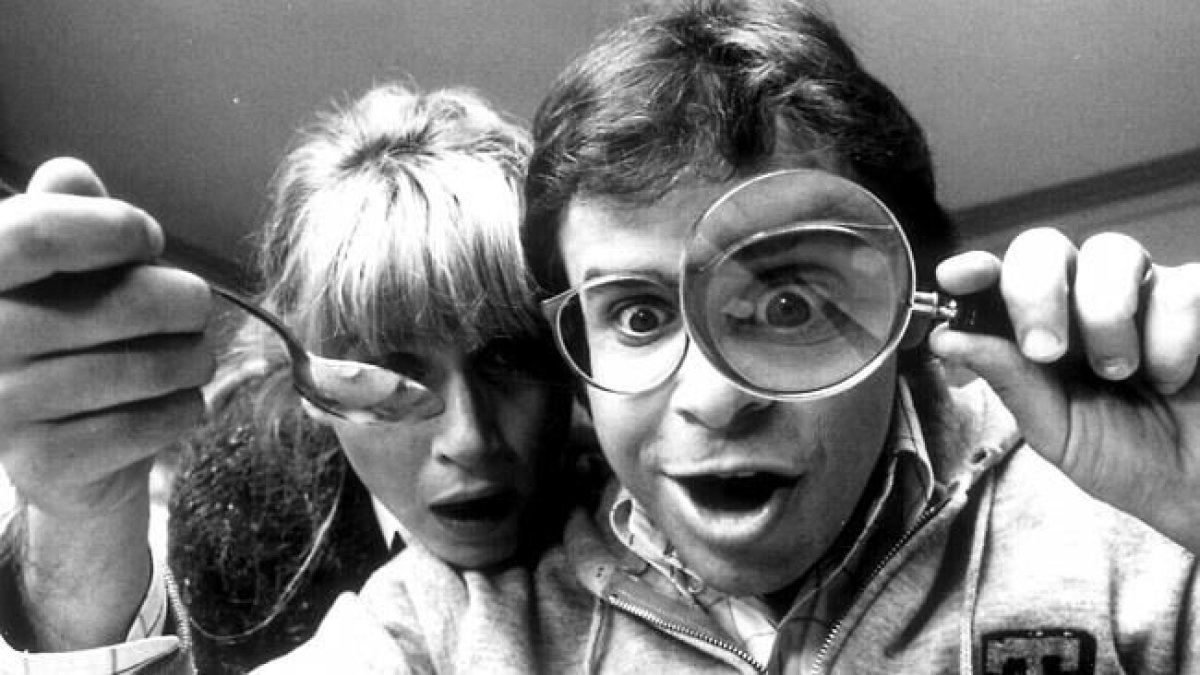  Marcia Strassman ir Rickis Moranis