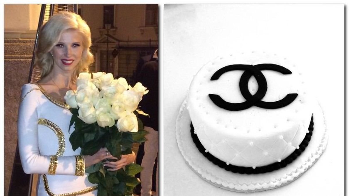 Inga Stumbrienė 31-ojo gimtadienio proga gavo tortą su „Chanel“ mados namų logotipu