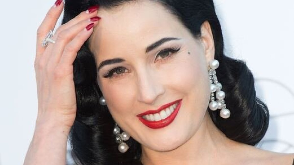 Burleskos šokėja Dita Von Teese