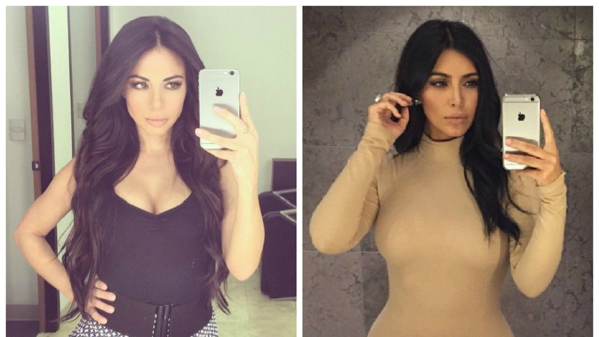 Jimena Sanchez ir Kim Kardashian