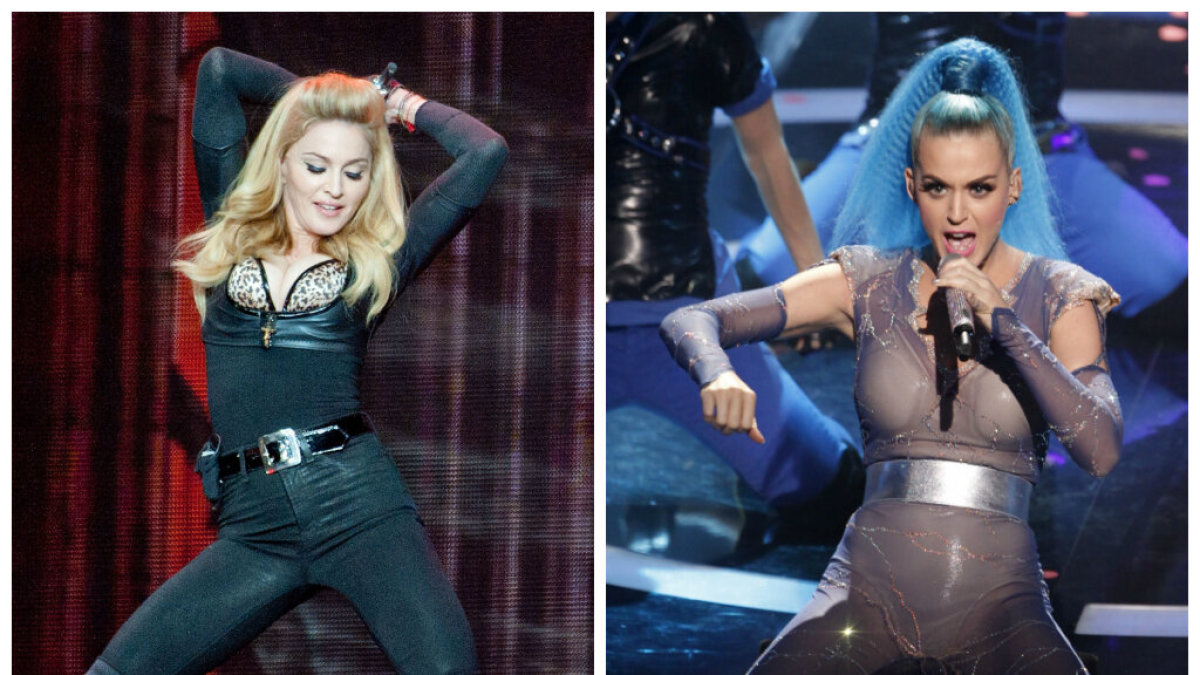 Madonna ir Katy Perry