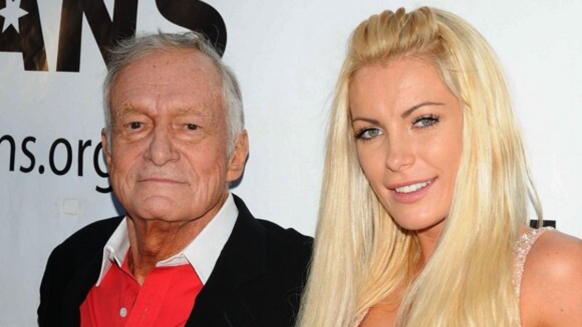 Hugh Hefneris ir Crystal Harris