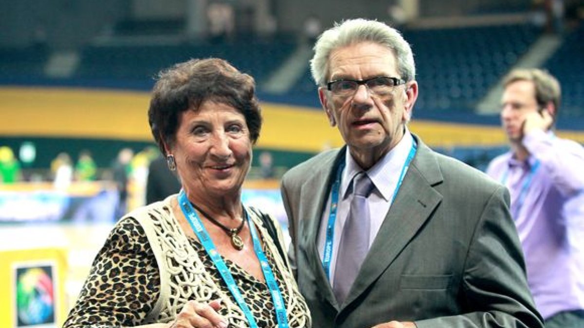 Vladas Garastas su žmona Irena / Irmanto Gelūno / BNS nuotr.