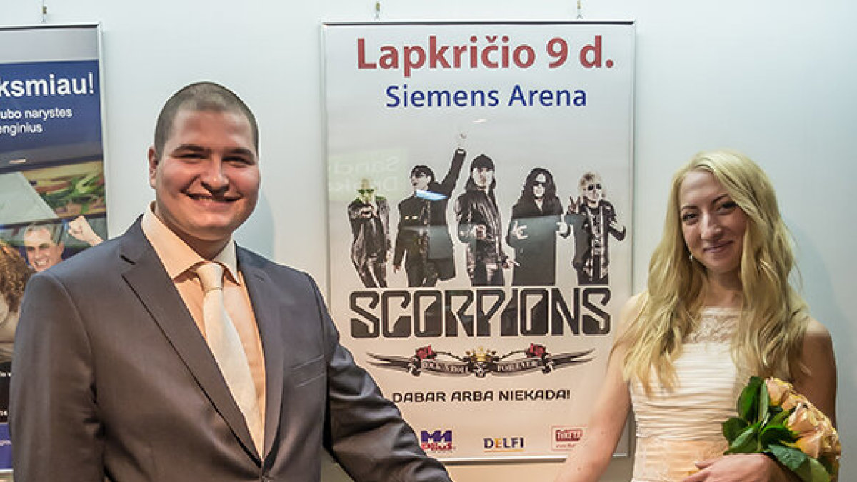 Jaunieji „Scorpions“ koncerte