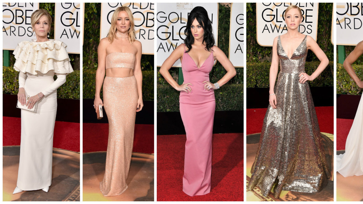 Jane Fonda, Kate Hudson, Katy Perry, Portia Doubleday ir Regina King