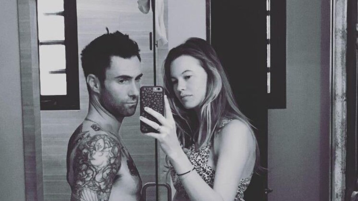 Adamas Levine'as ir Behati Prinsloo