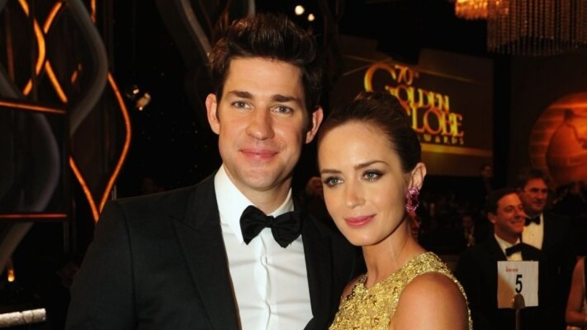 Johnas Krasinski ir Emily Blunt