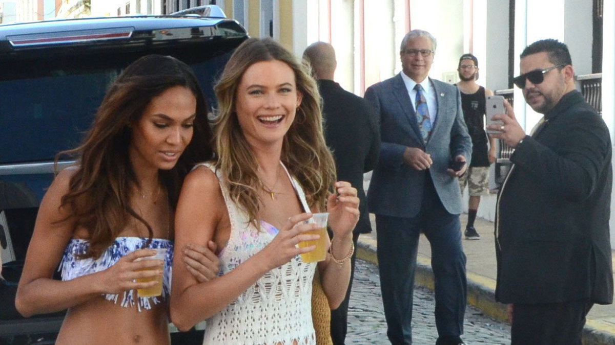 Behati Prinsloo ir Joan Smalls