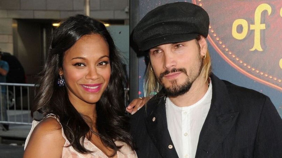 Zoe Saldana ir Marco Perego