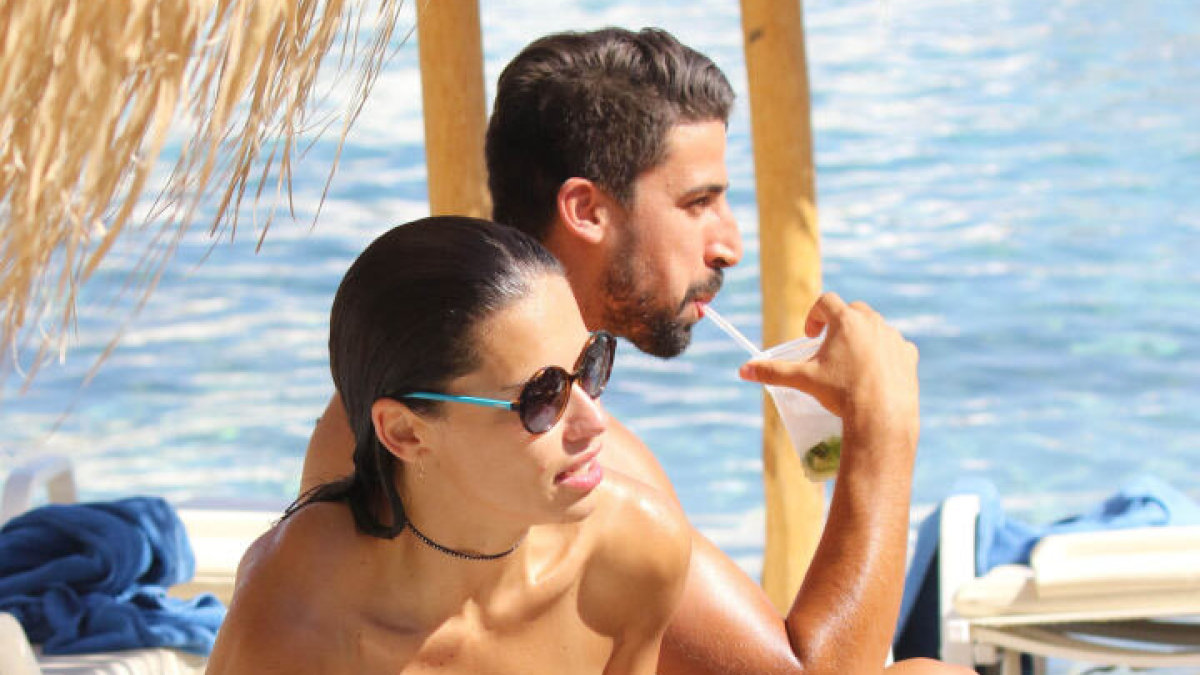 Adriana Lima ir Sami Khedira