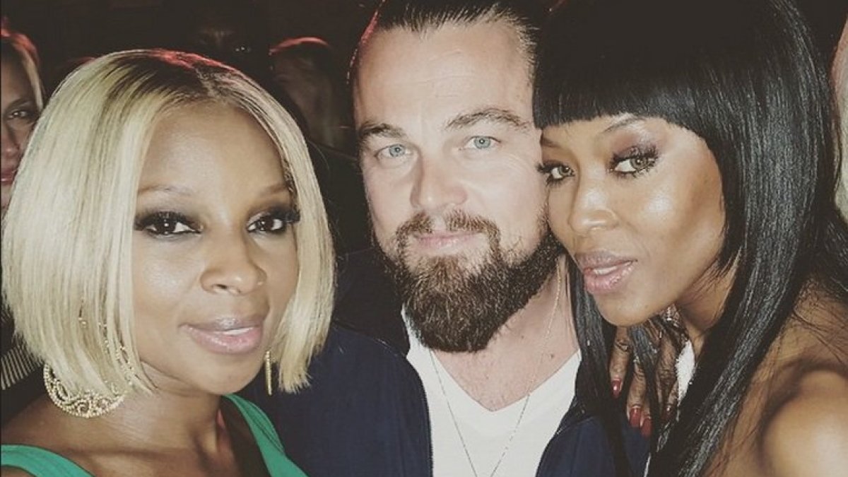 Mary J.Blige, Leonardo DiCaprio ir Naomi Campbell