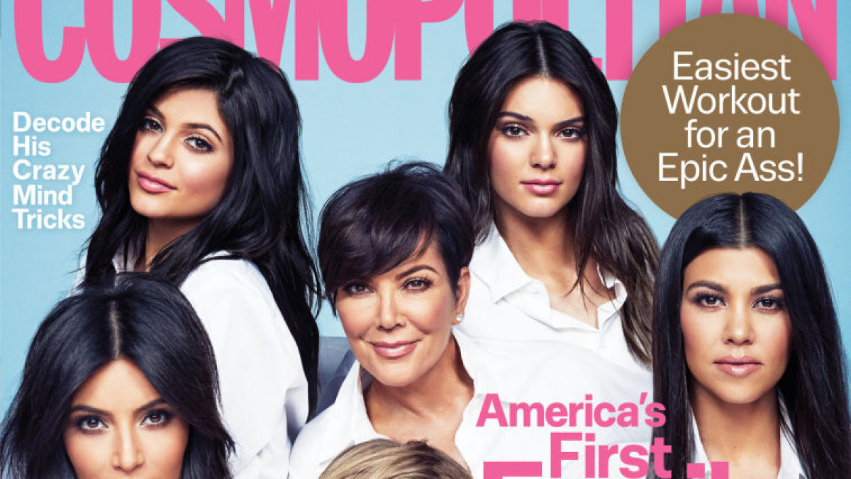 Kylie, Kris ir Kendall Jenner bei Kim, Khloe ir Kourtney Kardashian