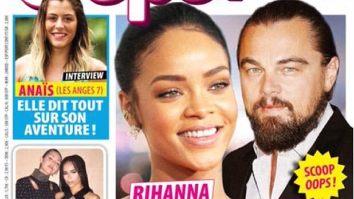 Prancūzų žurnalas „Oops“ paskelbė, esą Leonardo DiCaprio užtaisė Rihannai vaiką ir paliko ją