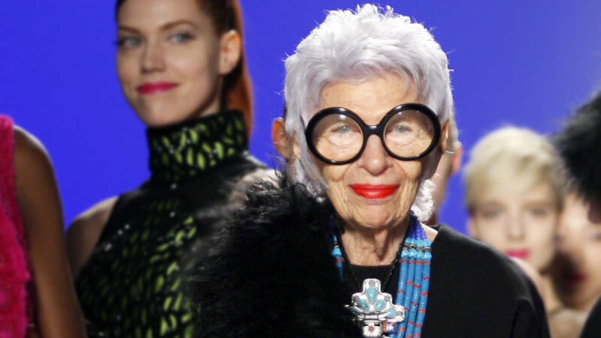 Mados ikona Iris Apfel