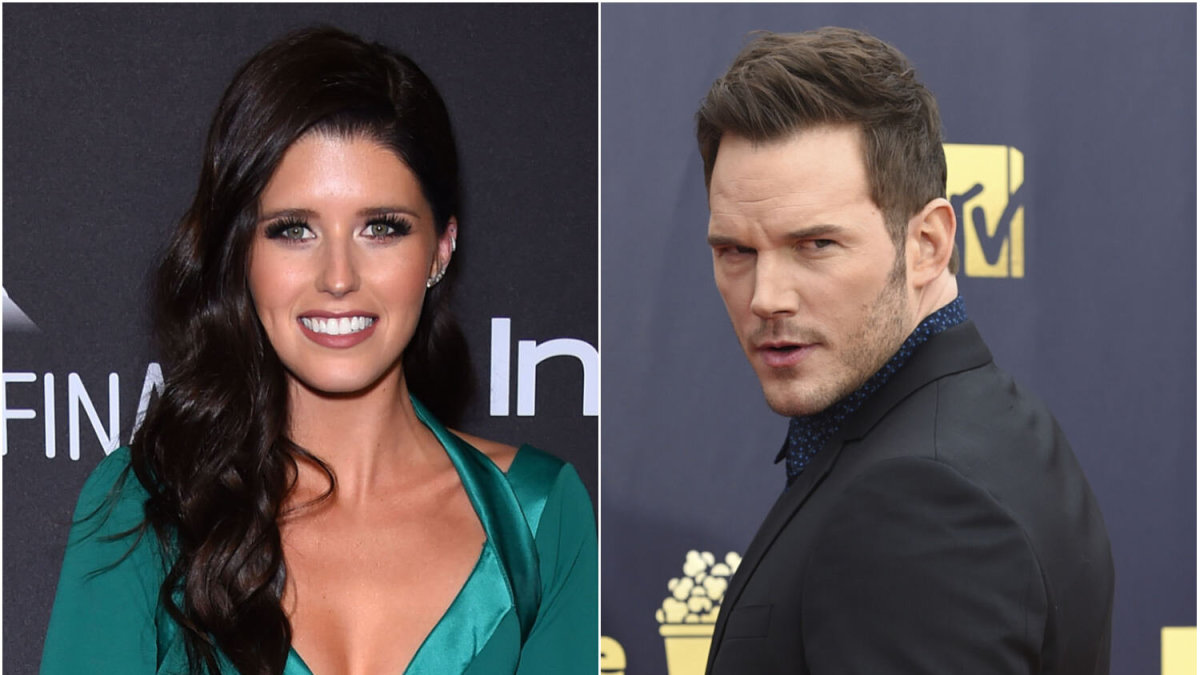 Katherine Schwarzenegger ir Chrisas Prattas