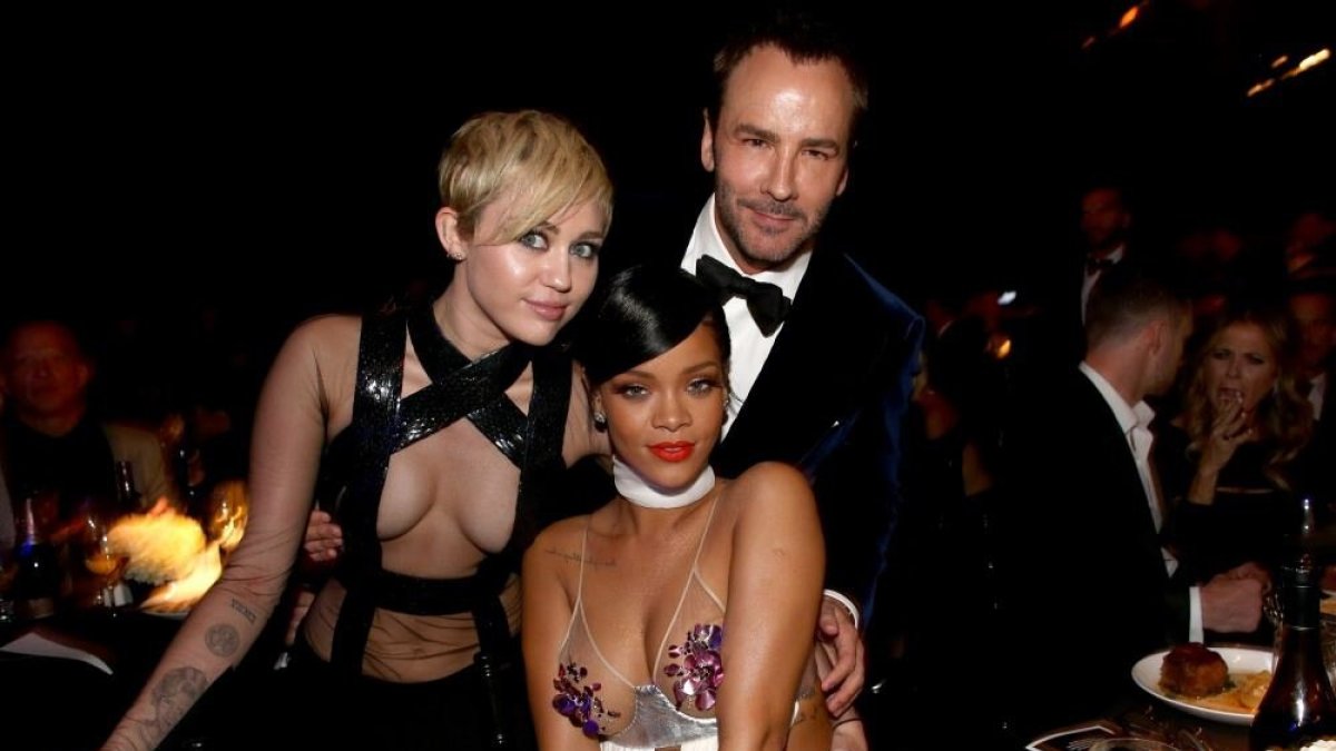 Miley Cyrus, Rihanna ir Tomas Fordas