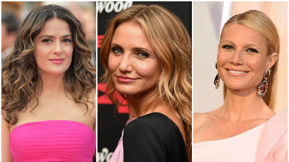 Salma Hayek, Cameron Diaz ir Gwyneth Paltrow