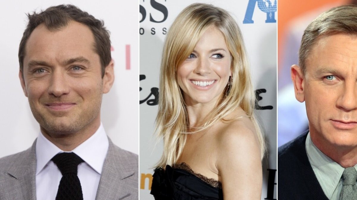 Jude'as Law, Sienna Miller ir Danielis Craigas