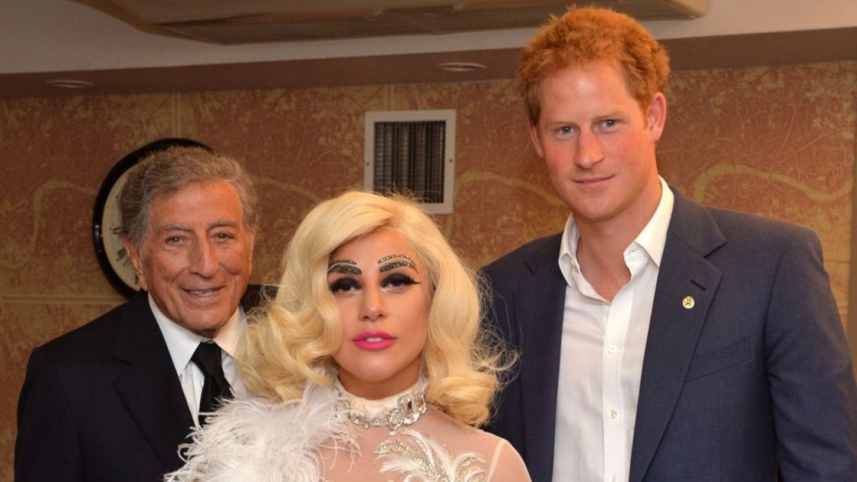 Tony Bennettas, Lady Gaga ir princas Harry