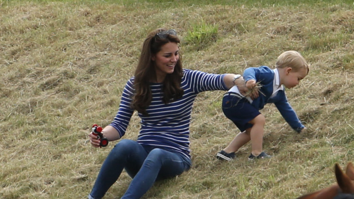 Kate Middleton ir princas George'as