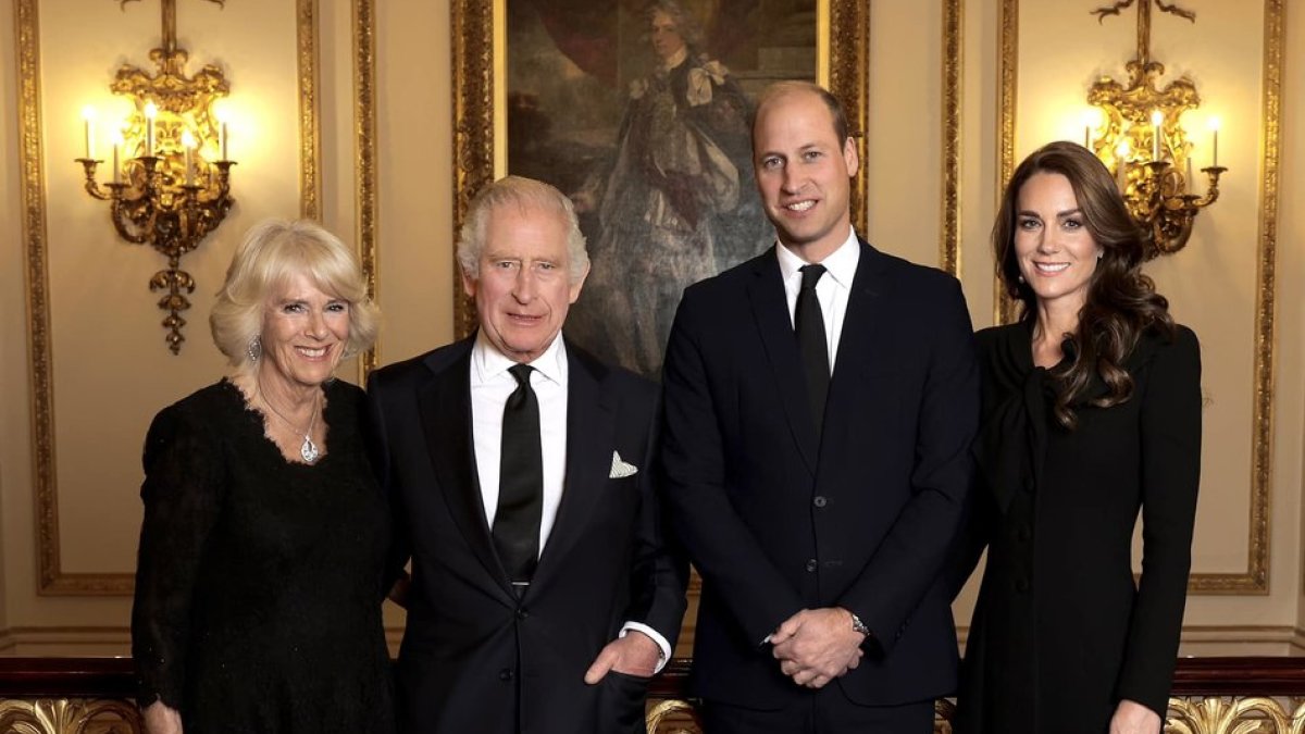 Karalius Charlesas II, karalienė konsortė Camilla, Velso princai Williamas ir Catherine / Chriso Jacksono nuotr.