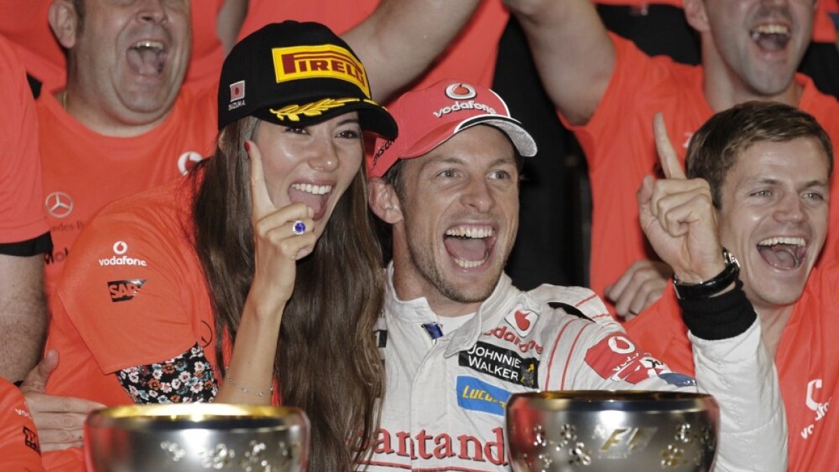 Jensonas Buttonas ir Jessica Michibata