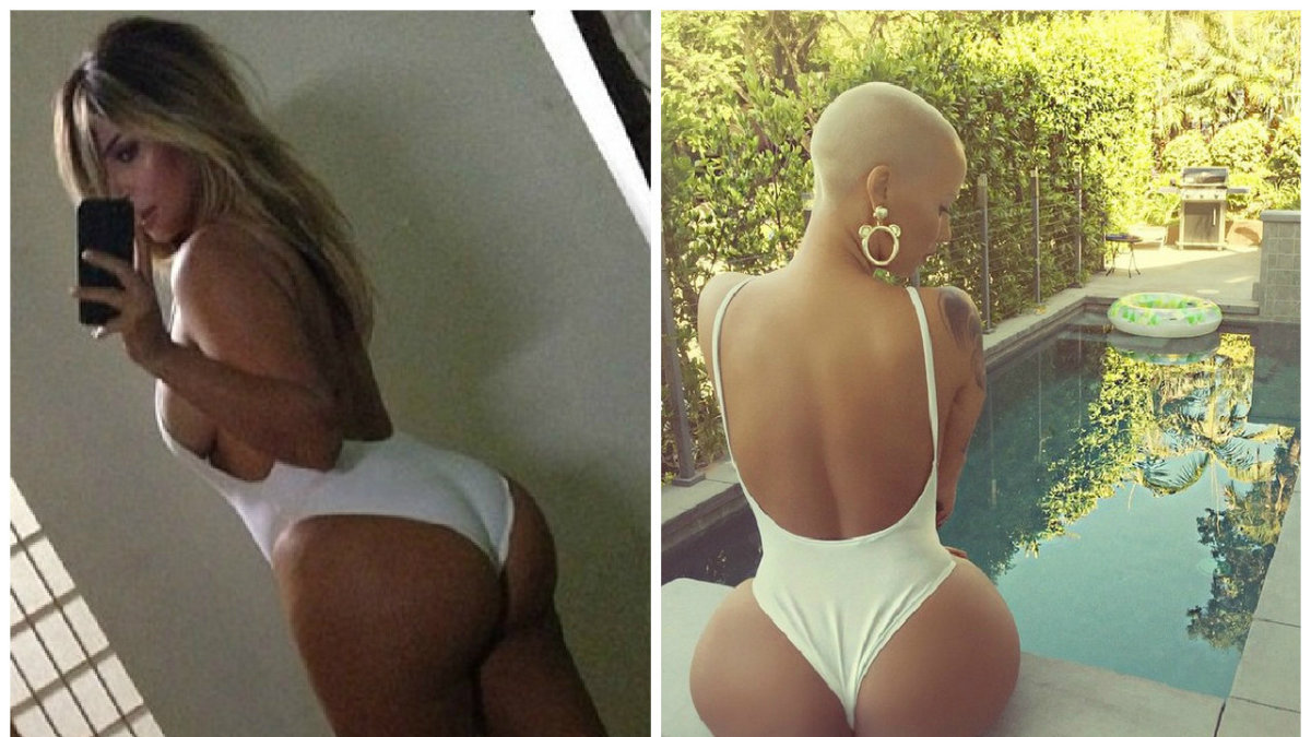 Amber Rose ir Kim Kardashian