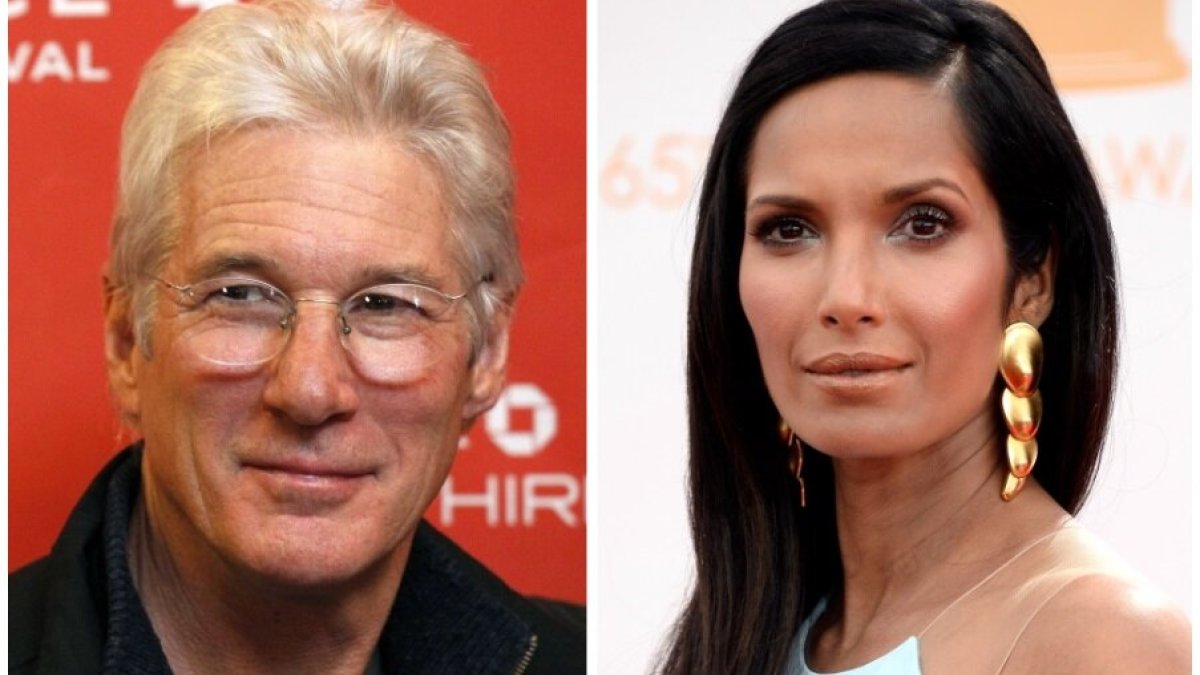 Richardas Gere'as ir Padma Lakshmi