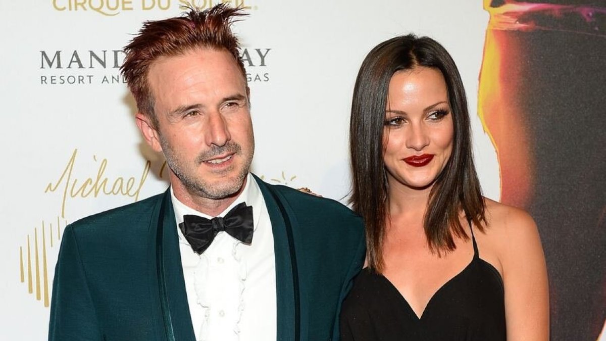 Davidas Arquette'as su savo mergina Christina McLarty