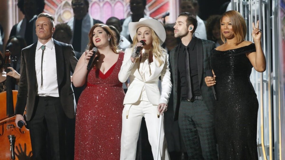 Macklemore'as, Mary Lambert, Madonna, Ryanas Lewisas ir Queen Latifah