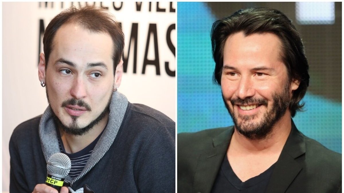 Mykolas Vildžiūnas ir Keanu Reevesas