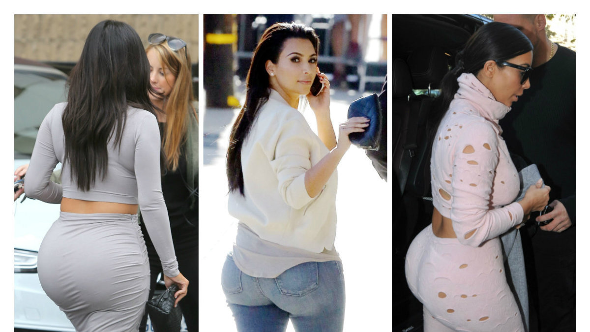 Įspūdingas Kim Kardashian užpakaliukas