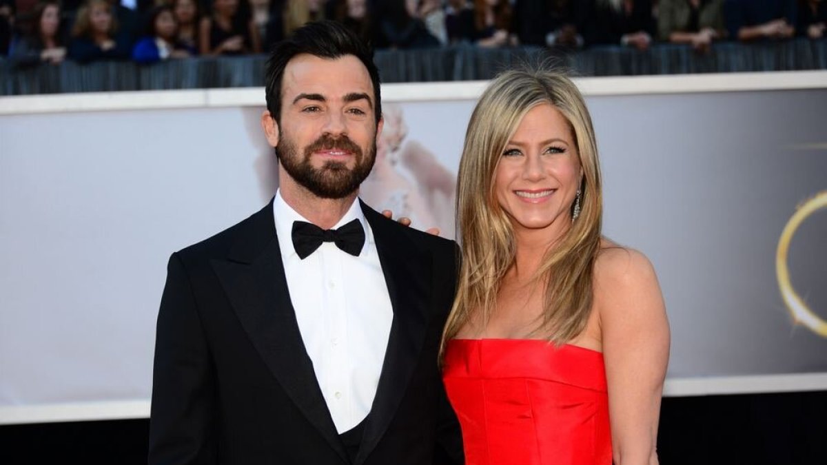 Justinas Theroux ir Jennifer Aniston