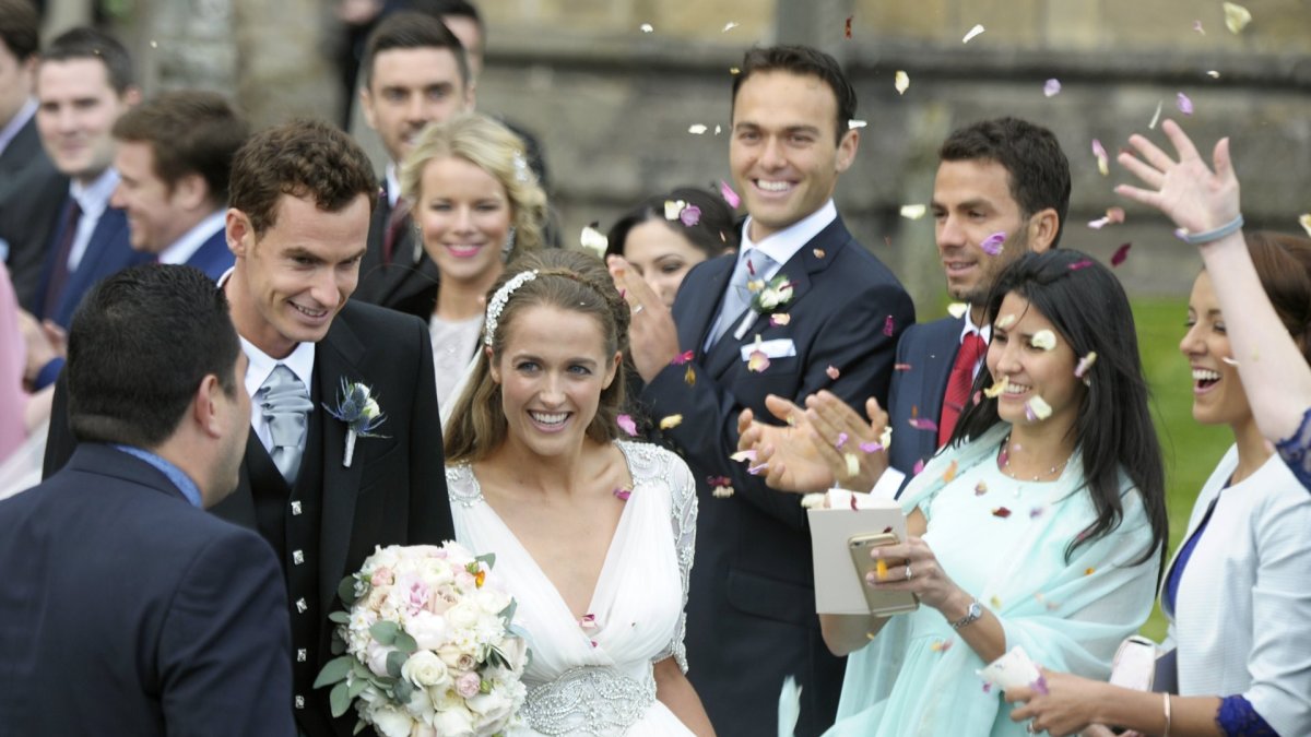 Andy Murray ir Kim Sears vestuvės