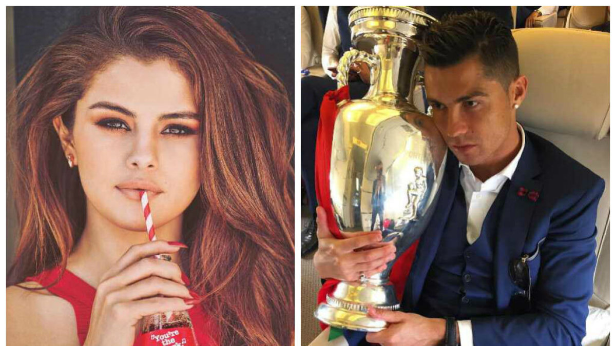 Selena Gomez ir Cristiano Ronaldo