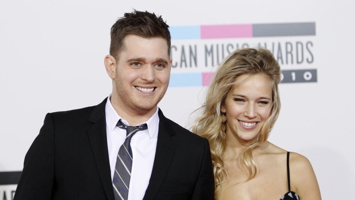 Michaelas Buble su žmona Luisana Lopilato