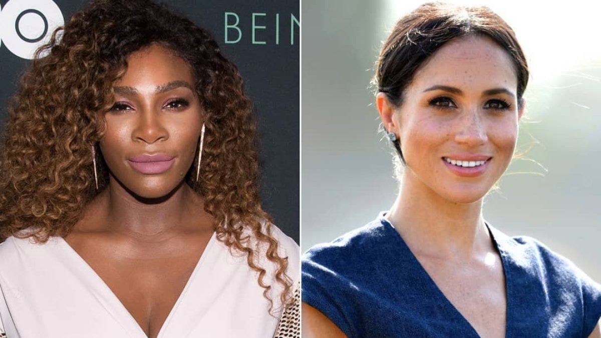 Serena Williams ir Meghan Markle