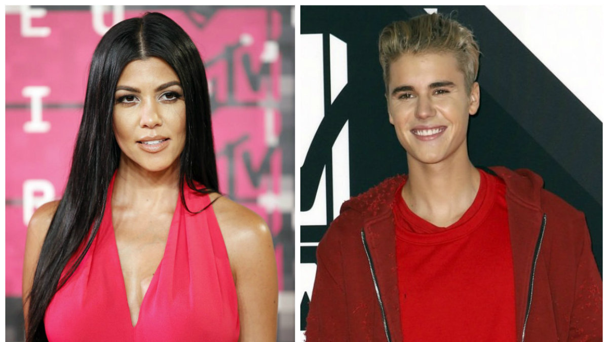 Kourtney Kardashian ir Justinas Bieberis