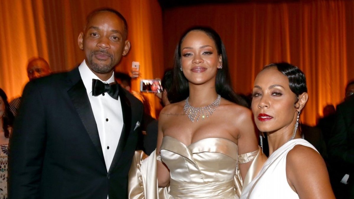 Willas Smithas, Rihanna ir Jada Pinkett Smith