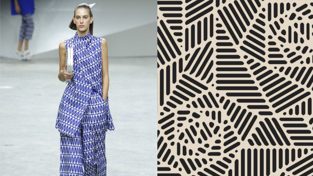 „Issey Miyake“ pavasaris-vasara'17 / Sarah Bagshaw „Surface Pattern“