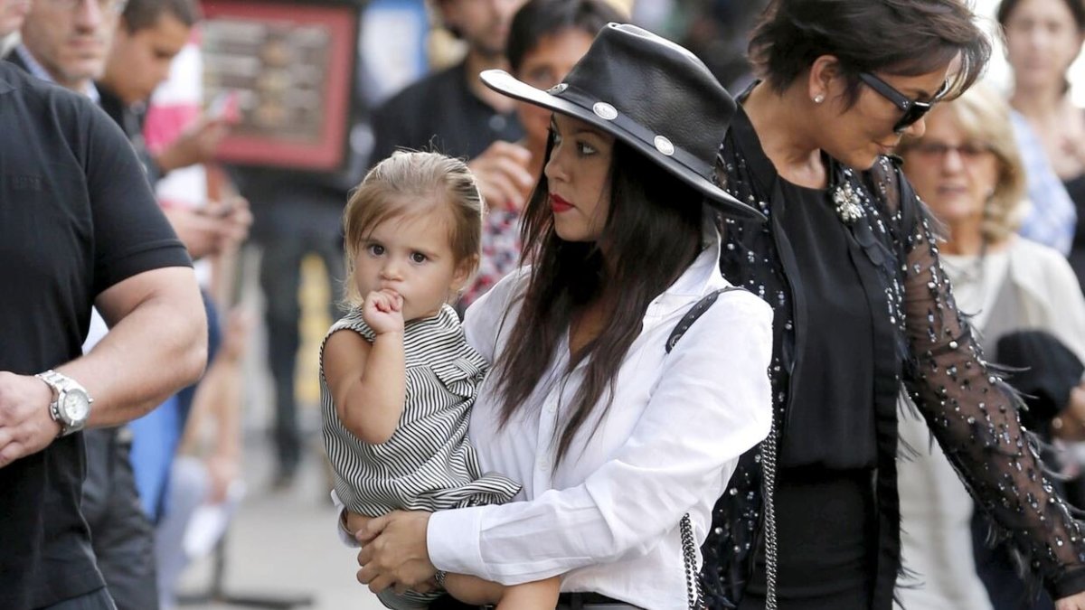 Kourtney Kardashian su dukra Penelope