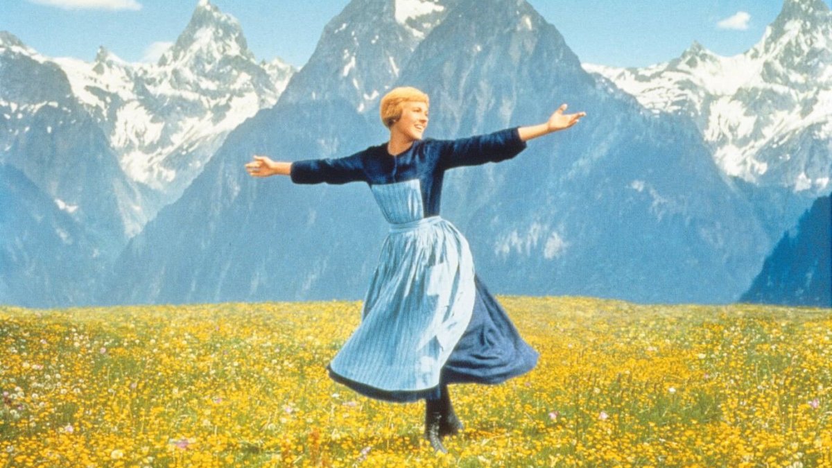 Julie Andrews filme „Muzikos garsai“