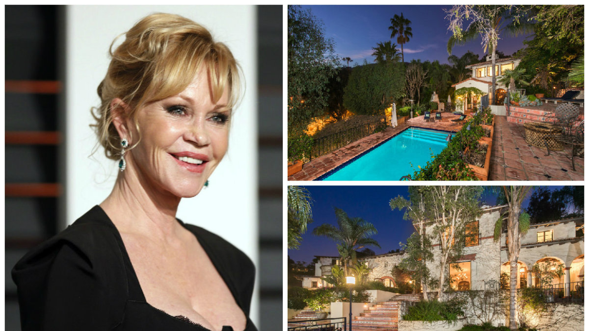 Melanie Griffith išsinuomojo prabangią vilą Holivudo kalvose