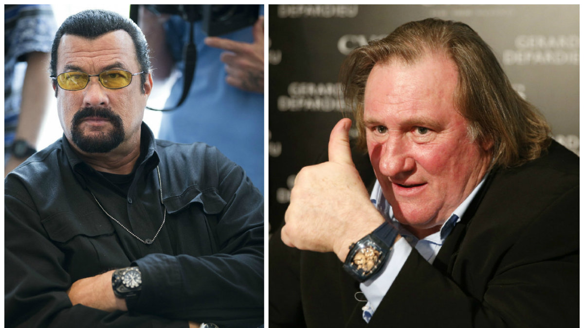 Stevenas Seagalas ir Gerard'as Depardieu