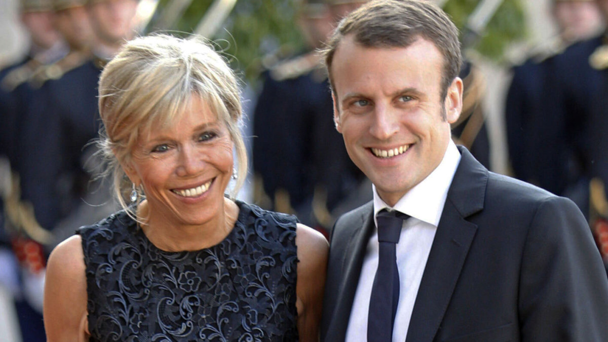 Emmanuelis Macronas ir Brigitte Macron