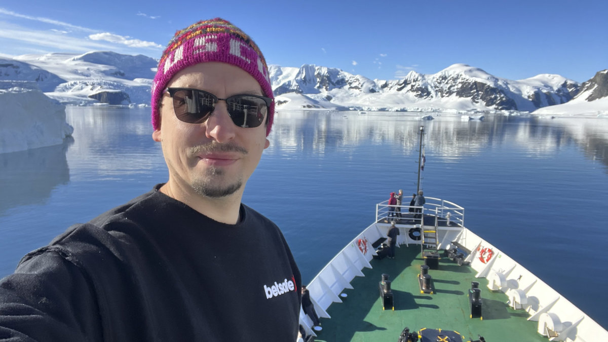 Pasaulį išmaišęs Vytautas pripažįsta, kad apsilankymas Antarktidoje – su niekuo nepalyginama patirtis / Asmeninio albumo nuotrauka