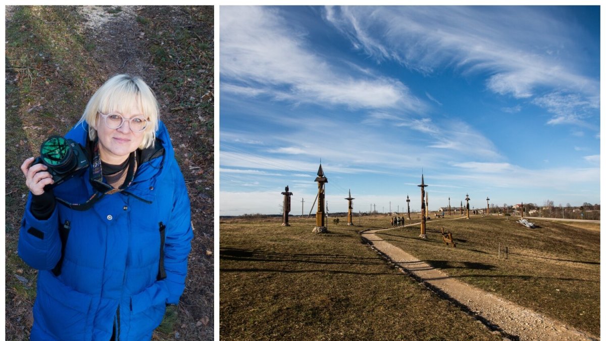 Fotografė Greta Skaraitienė vaikščioja Angelų kalvos takais/„ŽMONĖS Foto“ nuotr.