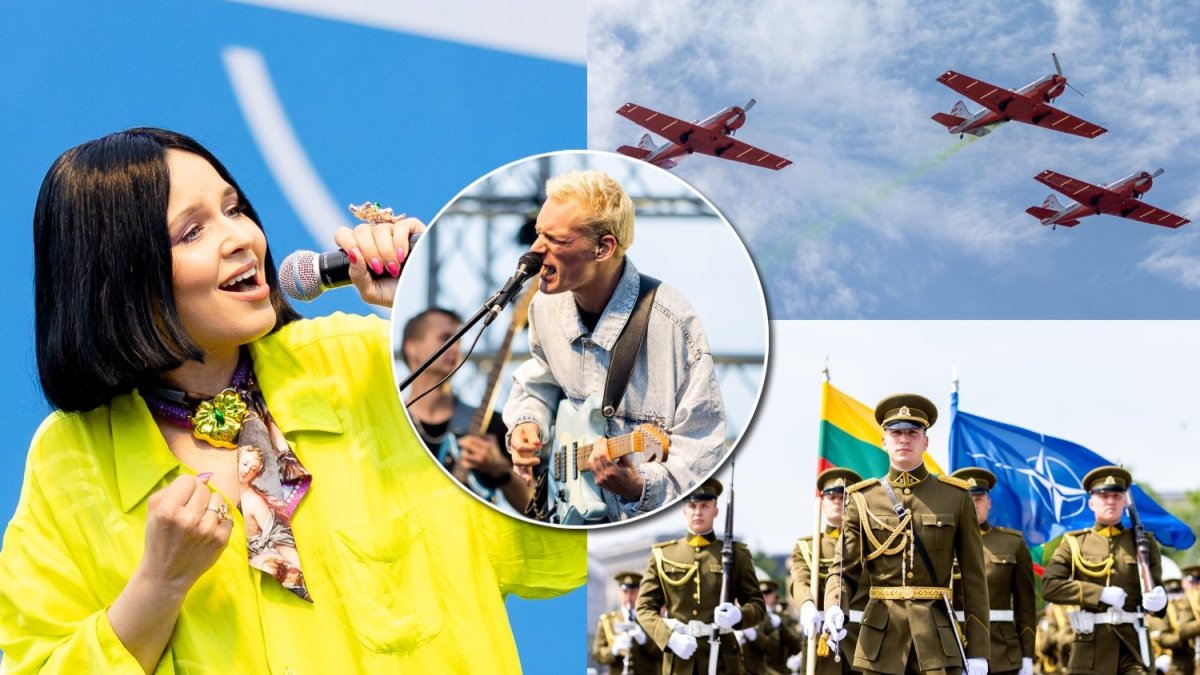 NATO festivalis Vilniuje prie Baltojo tilto / Lukas Balandis / BNS nuotr.