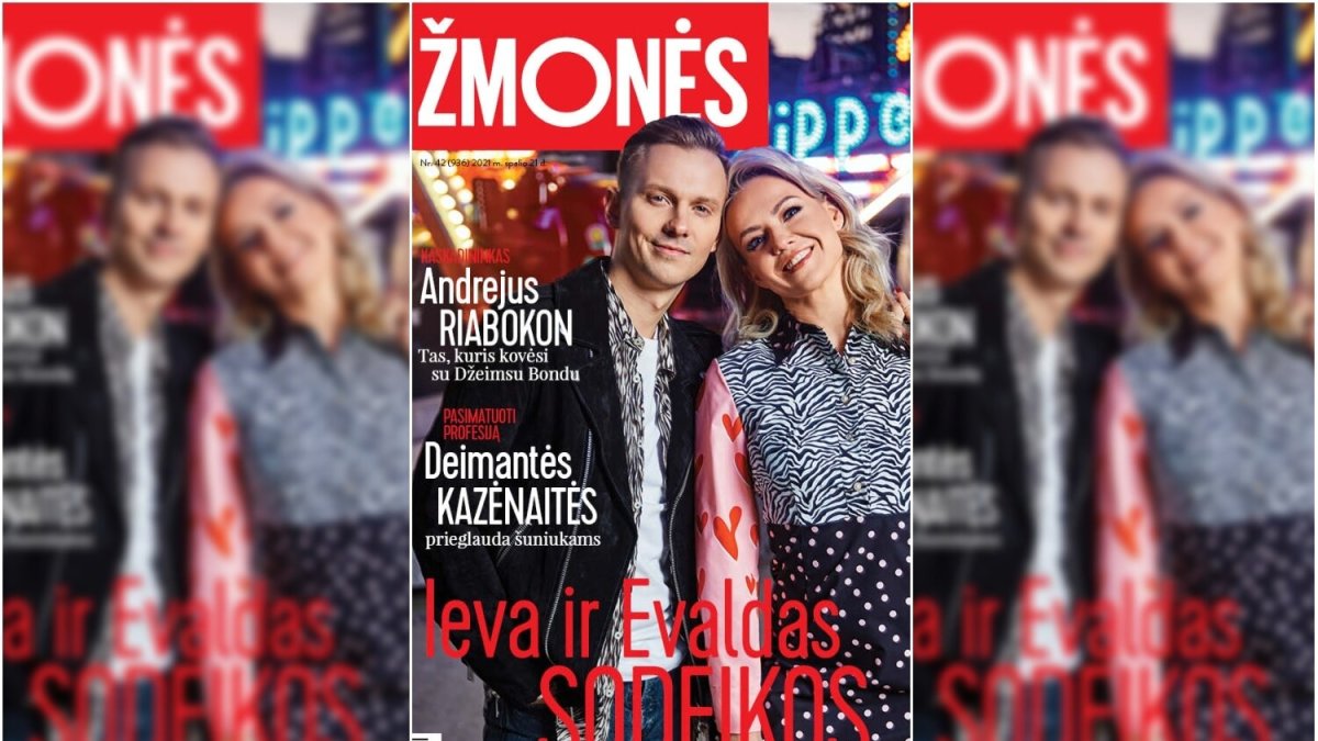 Ieva ir Evaldas Sodeikos / „Žmonės“ žurnalo viršelis