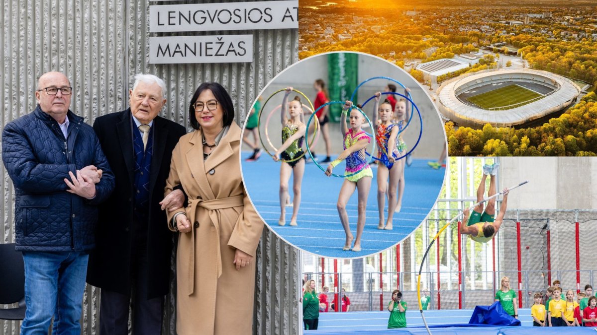 Prezidento Valdo Adamkaus lengvosios atletikos maniežo atidarymas / Teodoro Biliūno / BNS nuotr.
